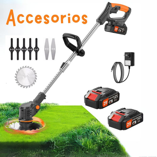 CORTADORA DE CESPED Y MALEZAS INALAMBRICA